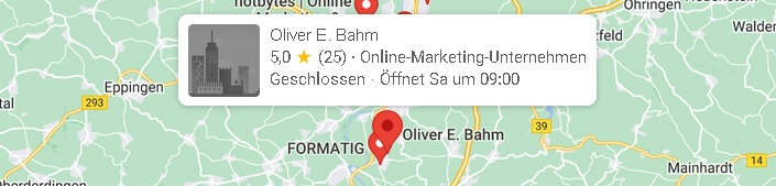 Seo Agentur Heilbronn Oliver E. Bahm Google